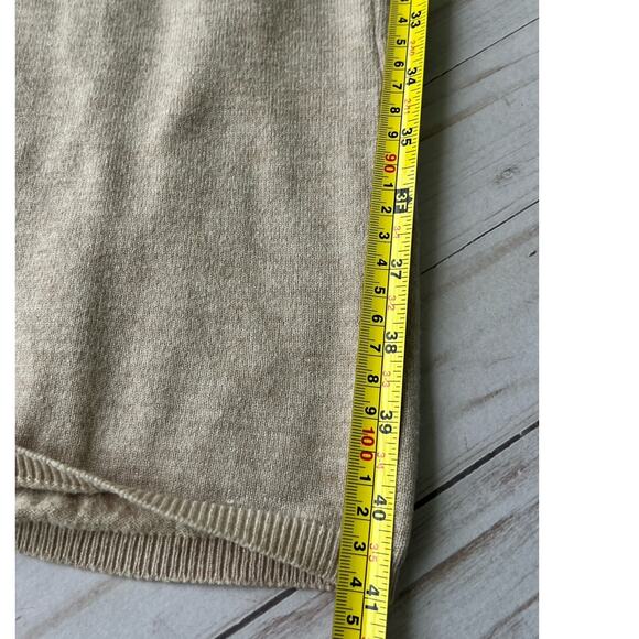 Zara Knitted Tan Spaghetti Strap Dress – Size Medium - Picture 5 of 5